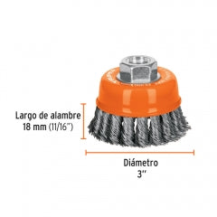 ESCOBILLA TRUPER COPA DIAM 3