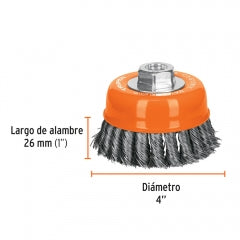 ESCOBILLA TRUPER COPA DIAM 4