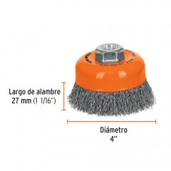 ESCOBILLA TRUPER DE COPA DIAM 4