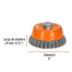 ESCOBILLA TRUPER DE COPA DIAM 5