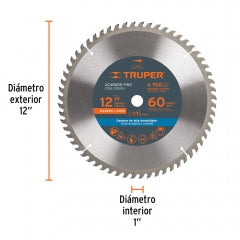 SIERRA CIRCULAR TRUPER P/MADERA 12