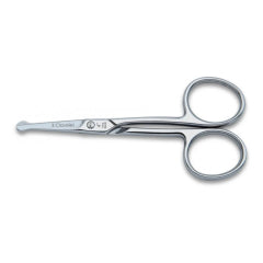 TIJERA TRES CLAVELES # 12043 - 4"   RECTA NARIZ,OIDO,CEJAS