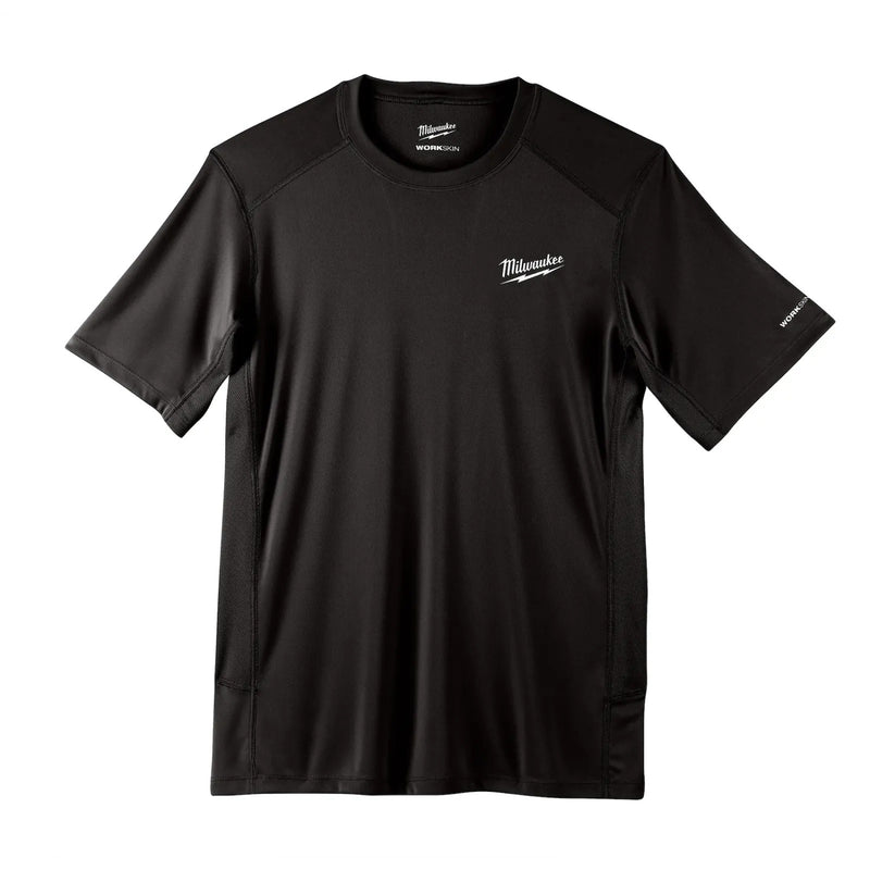 POLERA MANGA CORTA NEGRA WORKSKIN MILWAUKEE TALLA XL 414B-XL