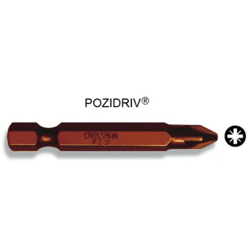 PUNTA CROSSMAN MAGNET. POZIDRIV #2 1/4