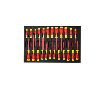 Carro de Herramientas 186 Piezas VDE 1000V con 7 Bandejas - SMART TOOLS
