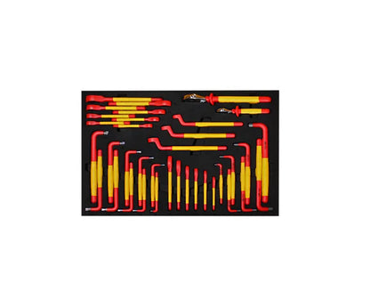 Carro de Herramientas 186 Piezas VDE 1000V con 7 Bandejas - SMART TOOLS