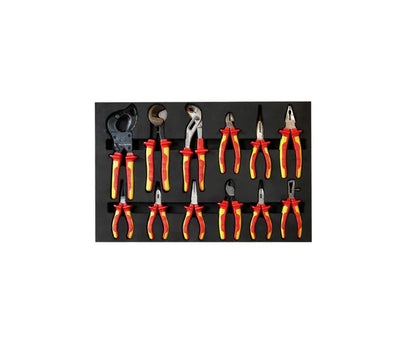 Carro de Herramientas 186 Piezas VDE 1000V con 7 Bandejas - SMART TOOLS
