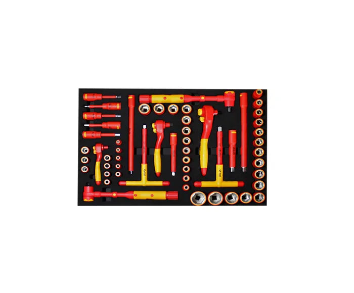 Carro de Herramientas 186 Piezas VDE 1000V con 7 Bandejas - SMART TOOLS