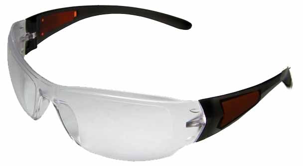LENTE SEGURIDAD PARKSON TRANSPARENTE NATURAL #SS-7731  (CAJA 12 UN.)