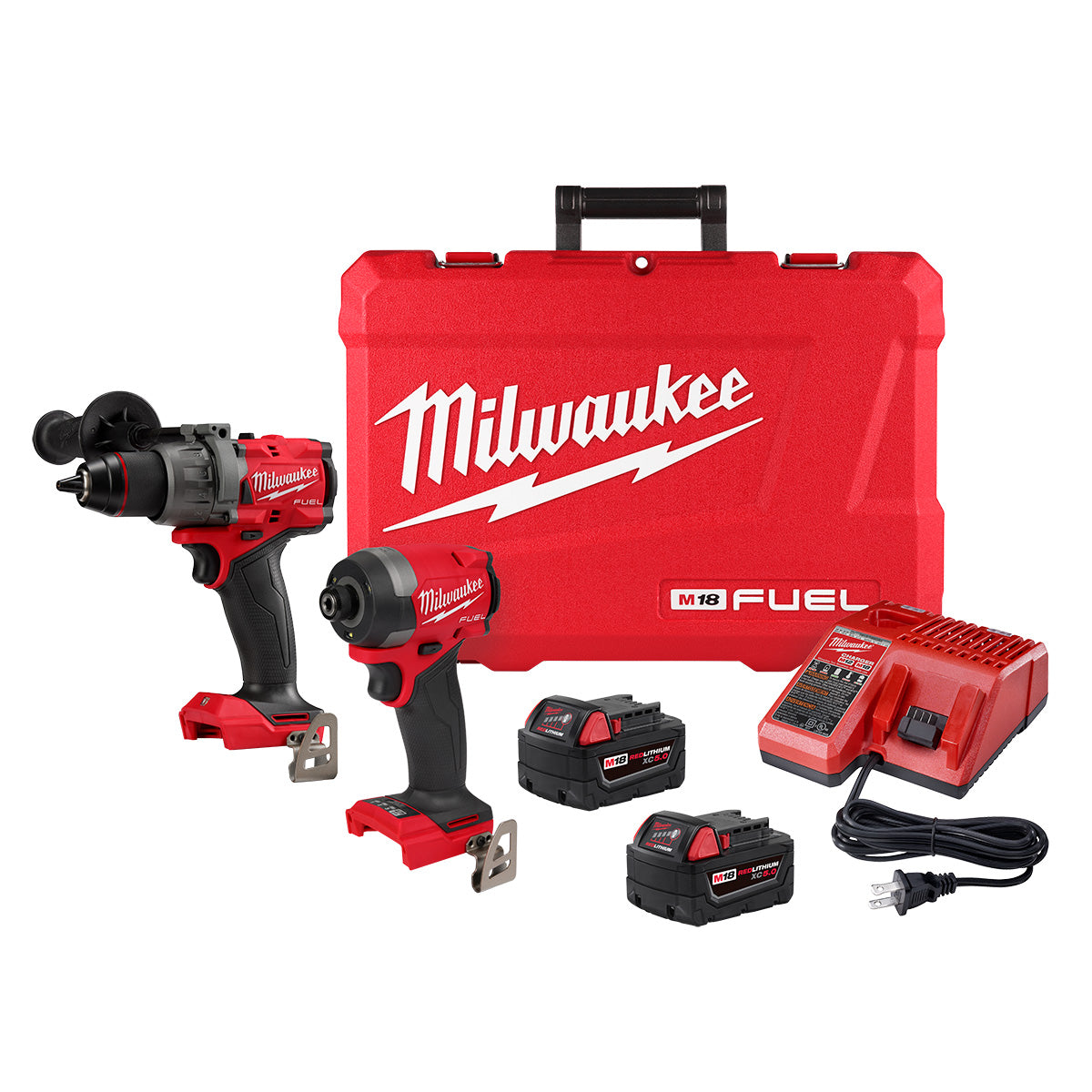 TALADRO PERCUTOR + ATORNILLADOR IMPACTO FUEL M18 MILWAUKEE