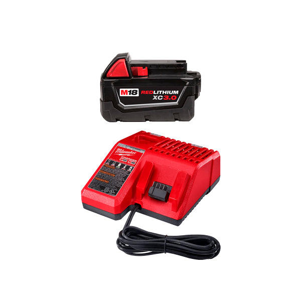 KIT STARTER CARGADOR Y BATERIA M18 REDLITHIUM XC3,0AH (48-3159)