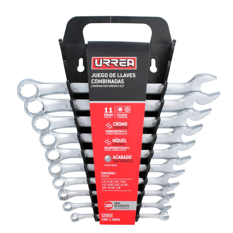 Jgo 11 llaves comb sat pg R (TWS-1200CA) - URREA