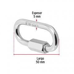 ESLABON RAPIDO FIERO (TRUPER) 3/16" #BSE-3/16 ( BANSE-3/16) (44021)
