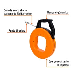 GUIA P/ELECTRICISTA TRUPER CARRETE 30 MT # GUIA-30 (17752)