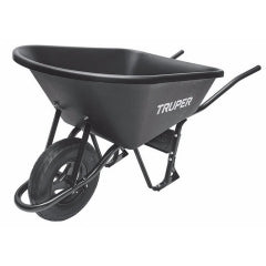 CARRETILLA TRUPER 120 LITROS REFORZADA BANDEJA PLASTICA # CAT-60PL (11777)