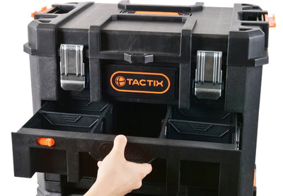 CAJA HERRAMIENTAS MODULAR 3 EN 1 C/GAVETAS C/CARRO #320366 - TACTIX