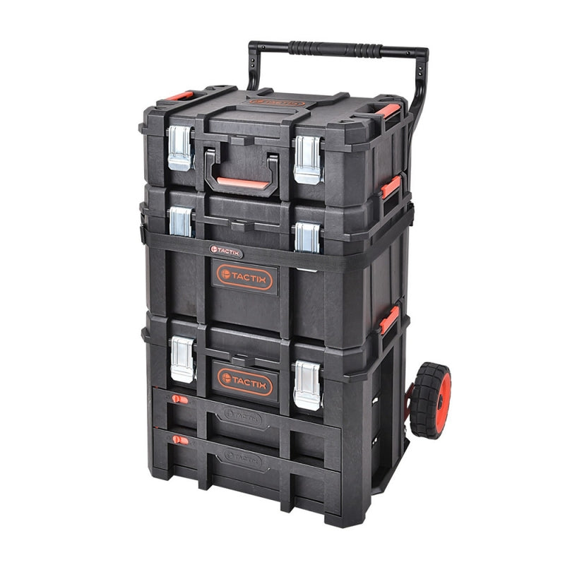 CAJA HERRAMIENTAS MODULAR 3 EN 1 C/GAVETAS C/CARRO #320366 - TACTIX