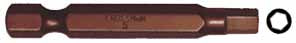 PUNTA CROSSMAN MAGNET. HEXAGONAL H-2 1/4"X50MM # 44-446 (10 UNI.) (OF)
