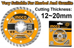 DISCO DIAMANTE TURBO INGCO  115 MM # DMD031151