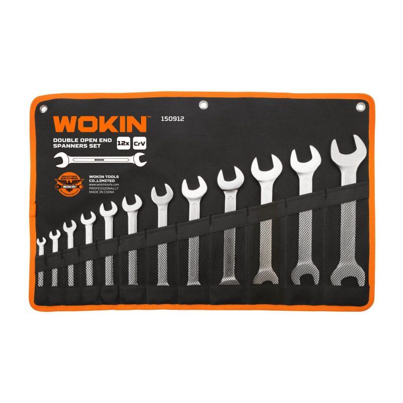 Set de llaves doble punta industrial 12 piezas Wokin