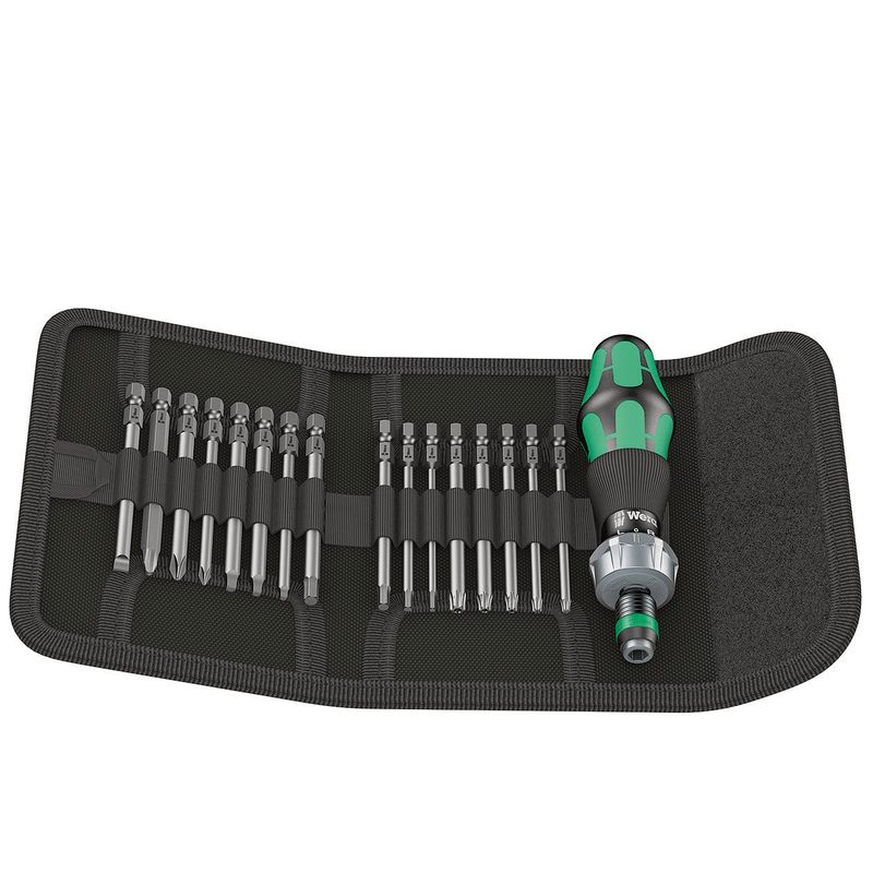 Set Destornillador y Puntas de 89 mm (17 Piezas + Estuche)