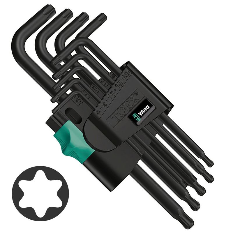 Set 9 Llaves Allen Torx BlackLaser