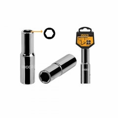 LLAVE DADO LARGO INGCO 6 PTA 1/2 DR  24 MM # HHAST12243L