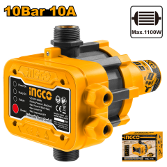 CONTROL DE PRESION AUTOMATICO INGCO P/BOMBA DE  AGUA 1,5 BAR # WAPS001