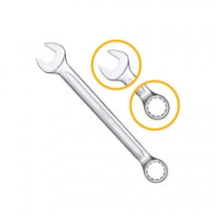 LLAVE PUNTA Y CORONA INGCO 15 MM # HCSPA151
