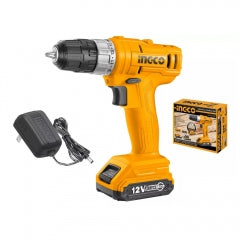 TALADRO INGCO INALAMBRICO 12V - C/ BAT.Y CARGADOR  #CDLI1211 (C)(OF)