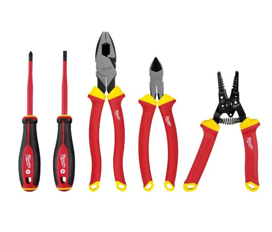 JUEGO HERRAMIENTAS MANUALES 1000V 5PZS MILWAUKEE 48-22-2215
