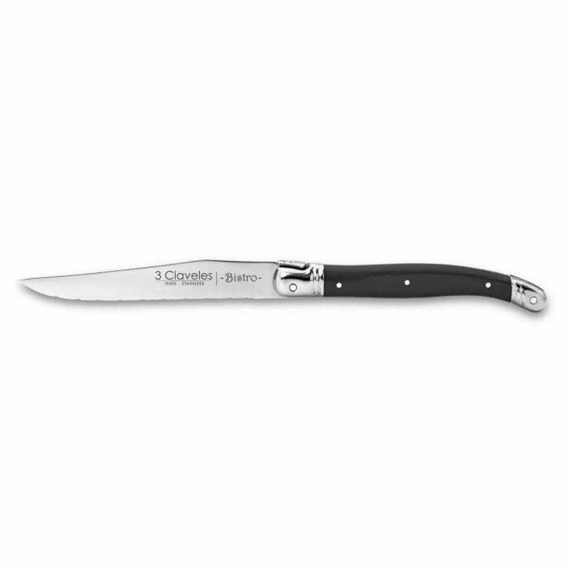 CUCHILLO TRES CLAVELES CHULETEROS BISTRO # 1481-11,5 CMS. JGO.4 PZAS.