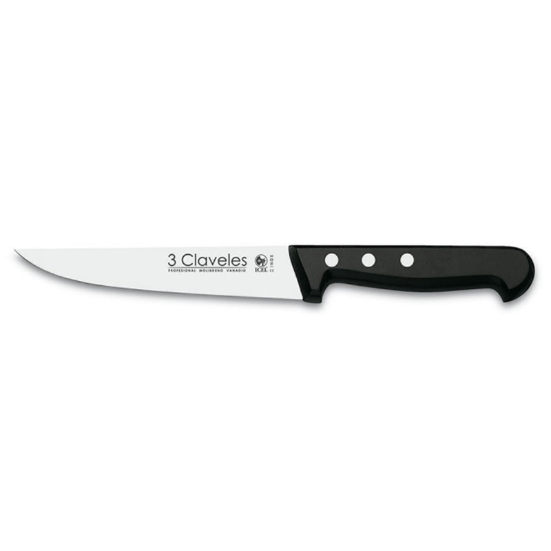 CUCHILLO TRES CLAVELES # 937 INOX MGO ABS 15,5CMS COCINA