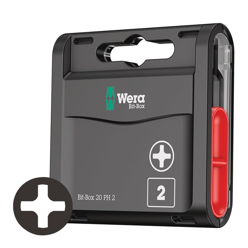 Caja 20 Puntas Phillips PH2 x 25 mm
