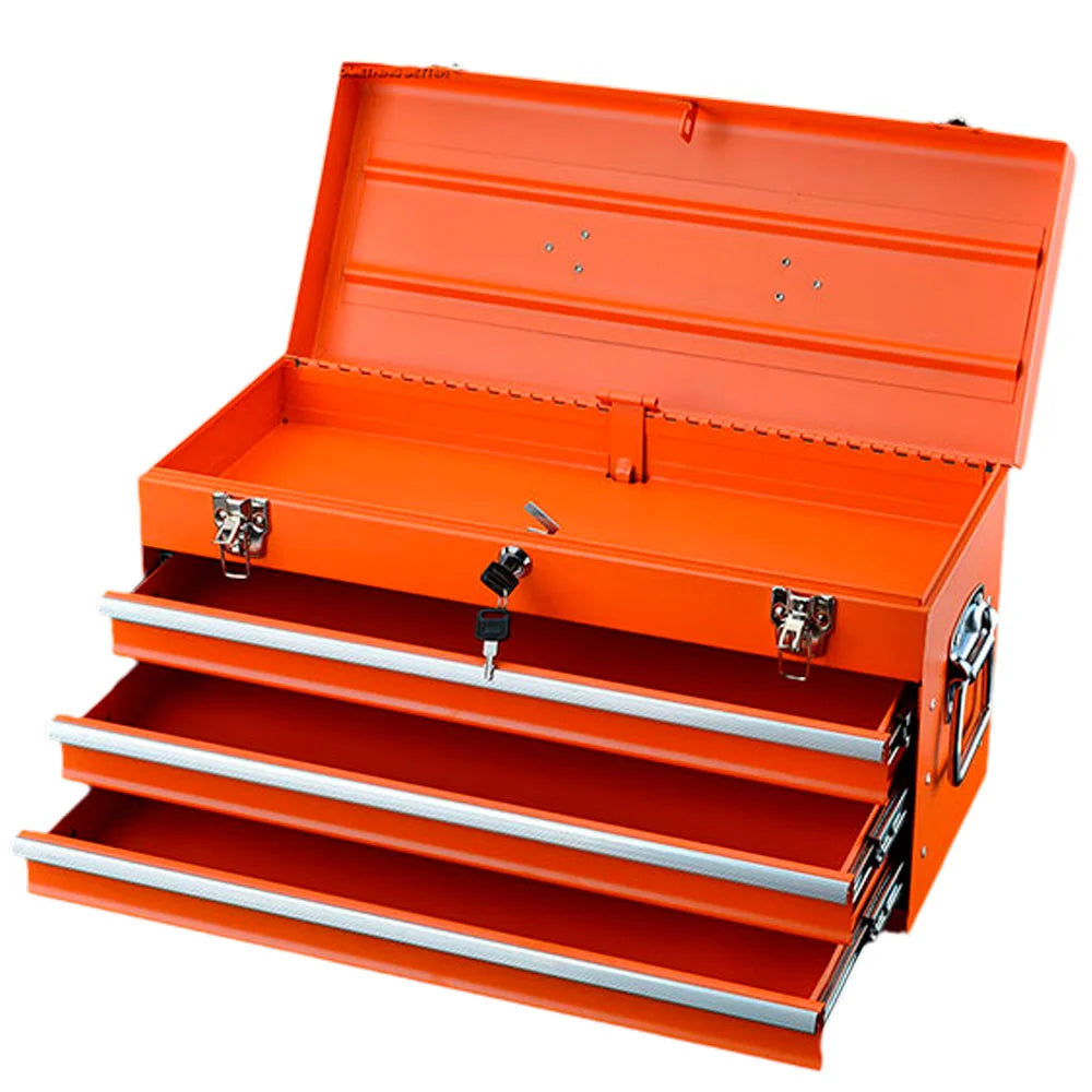 Caja porta herramientas 20" metálica 3 cajones Harden