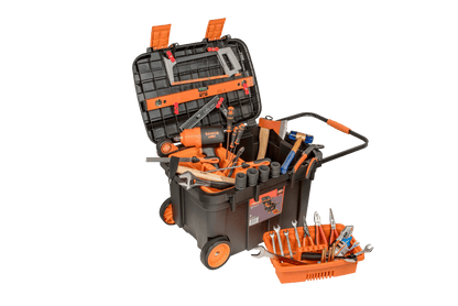 Caja portaherramientas 69L Heavy Duty con ruedas Bahco