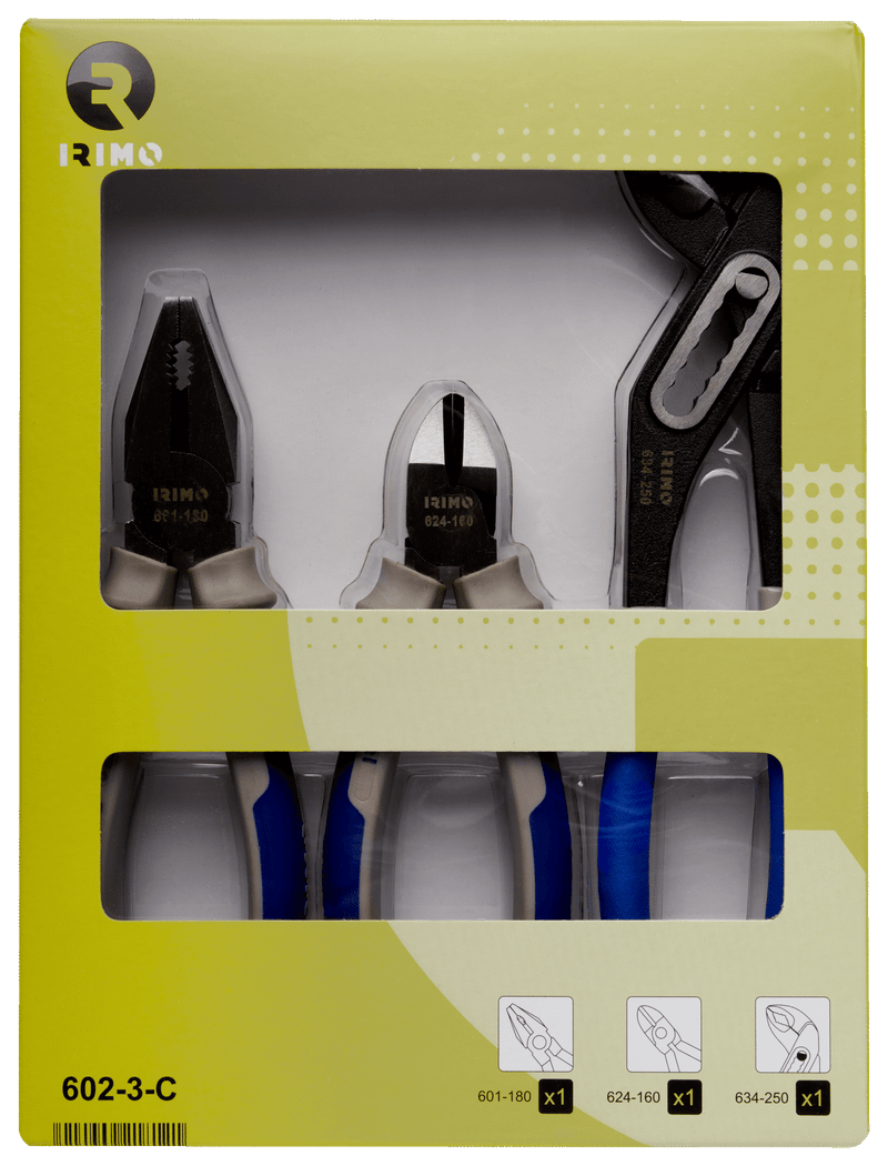 Set de alicates (3 piezas)