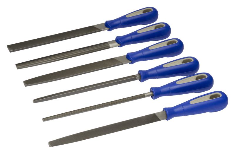 Juego de limas planas paralelas uso industrial 6 piezas Irimo