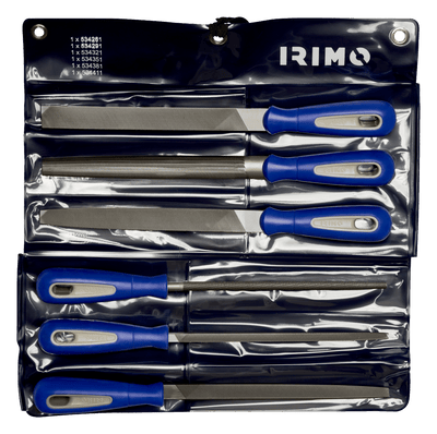Juego de limas planas paralelas (6 piezas) Para uso industrial IRIMO