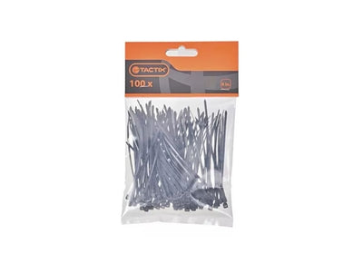 AMARRA PLASTICA TACTIX # 408015 NEGRA BOLSA 100 PZAS.LARGO 150MM