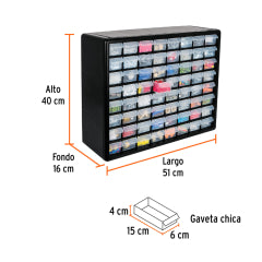 ORGANIZADOR TRUPER 64 COMPART. #ORG-64  (10895)