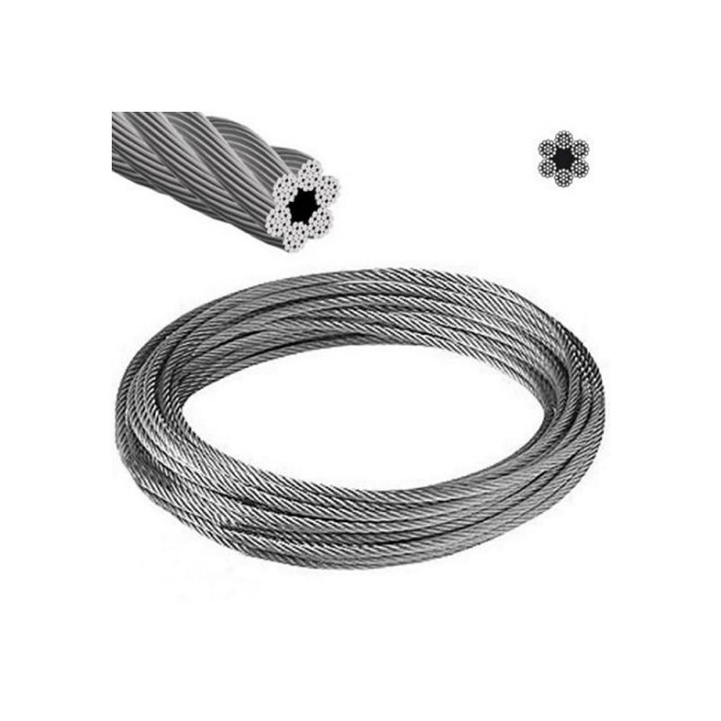 CABLE ACERO GALV 1/4