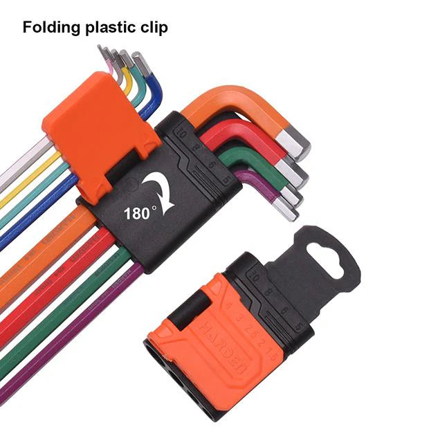 Set de llaves EXTRA LONG 9 Piezas Harden