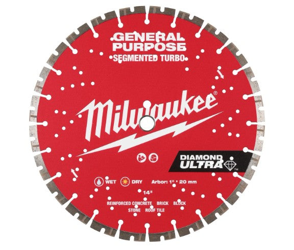 DISCO DIAMANTADO SEGMENTADO 14 TURBO MILWAUKEE 49-93-7540