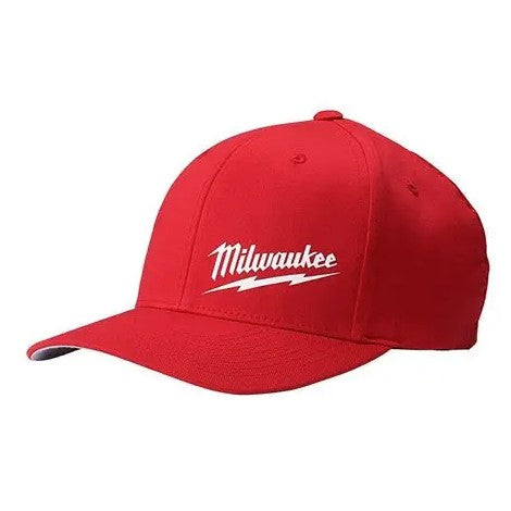 GORRO AJUSTABLE ROJO CON VISERA TALLA S/M MILWAUKEE 504R-SM