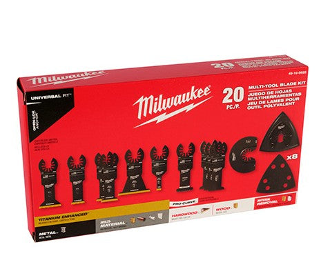 KIT HOJAS MULTIHERRAMIENTA 20 PZS MILWAUKEE 49-10-9920