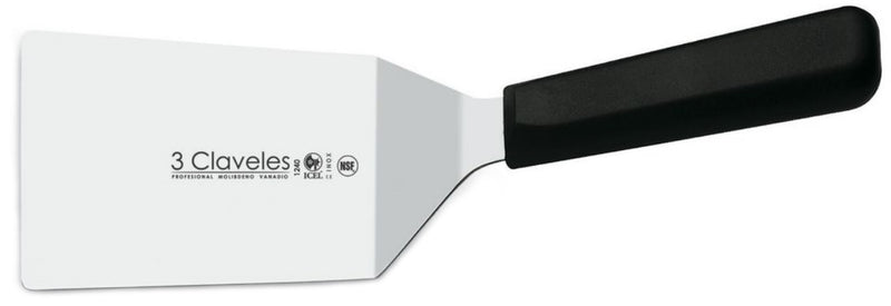 ESPATULA CURVA TRES CLAVELES #1240(1246)-11 CMS INOX(OF)
