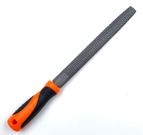 Lima Escofina media caña 8" con mango de fibra Harden