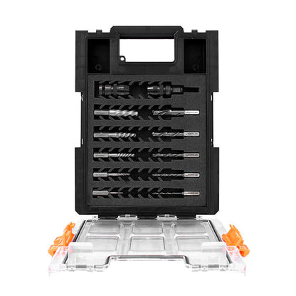 Broca piloto y extractor de pernos ETOP2 Set 12 pcs