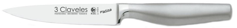 CUCHILLO TRES CLAVELES # 1615 INOX.FORJ.PLATINA VERDURAS 10 CMS(OF)